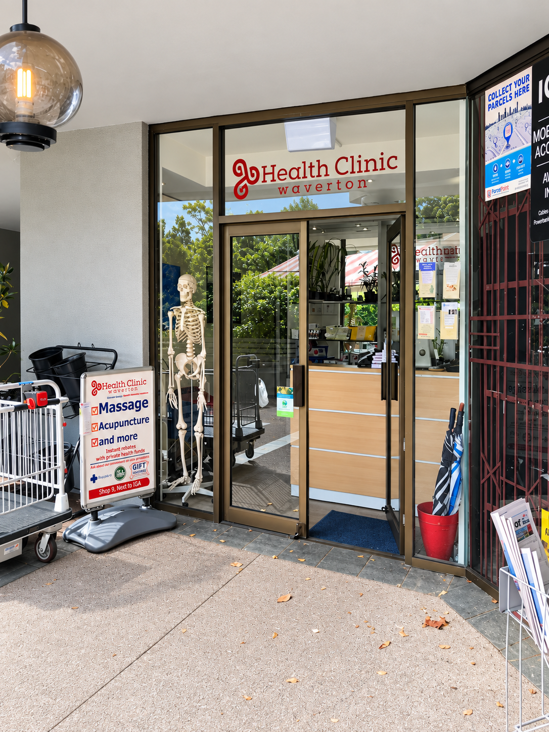 Health Clinic Waverton storefront, Shop 9, 100-102 Bay Road